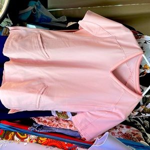Jaanu pink scrub top
